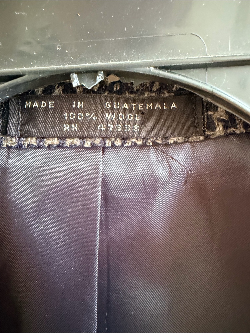 Jones New York Gray Check Coat - Picture 2 of 9